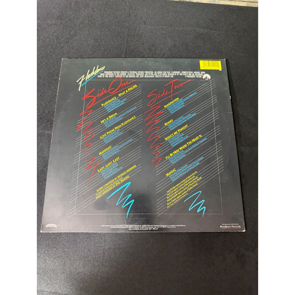 Casablanca Flashdance Soundtrack Vinyl LP 12" Black Excellent 1983 80s Movie OST - Picture 6 of 6